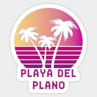 Playa Del Plano TX Funny Plano Texas Design Sticker